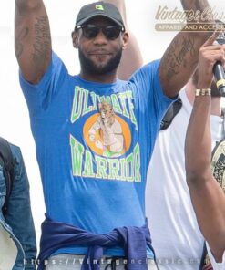 Lebron Ultimate Warrior T Shirt Celebrating In Cleveland Standard Tshirt