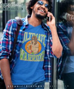 Lebron Ultimate Warrior T Shirt Celebrating In Cleveland V Neck TShirt