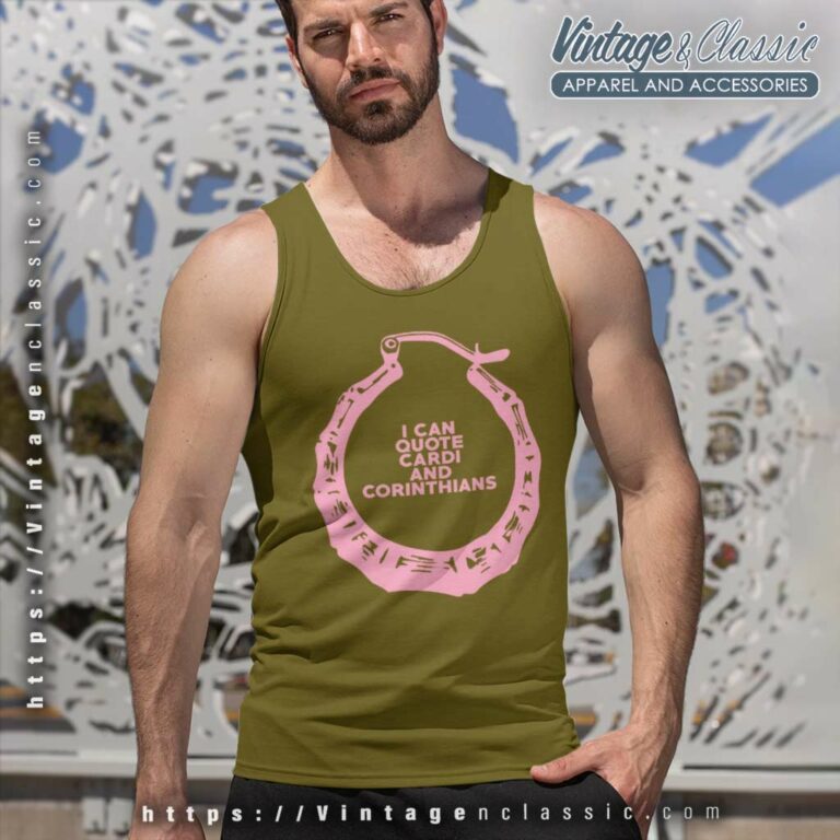 Lecrae Cardi Shirt I Can Quote Cardi And Corinthians Tank Top Racerback Lecrae Cardi Shirt I Can Quote Cardi And Corinthians Tank Top Racerback