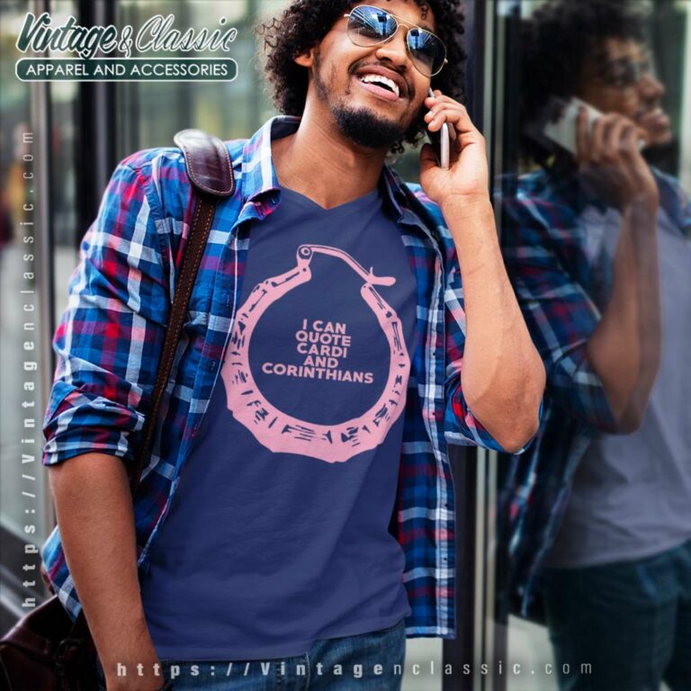 Lecrae Cardi Shirt I Can Quote Cardi And Corinthians V Neck TShirt Lecrae Cardi Shirt I Can Quote Cardi And Corinthians V Neck TShirt