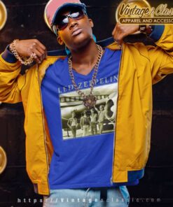 Led Zeppelin Airplane Picture V Neck TShirt