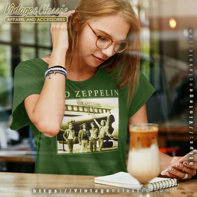 Led Zeppelin Airplane Picture Women TShirt Led Zeppelin Airplane Picture Women TShirt