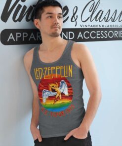 Led Zeppelin American Tour 1975 Tank Top Racerback
