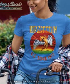 Led Zeppelin American Tour 1975 Women TShirt