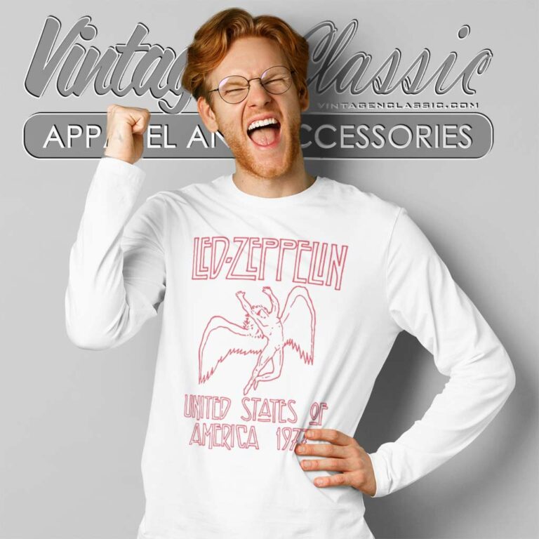 Led Zeppelin American Tour 1977 Long Sleeve Tee Led Zeppelin American Tour 1977 Long Sleeve Tee