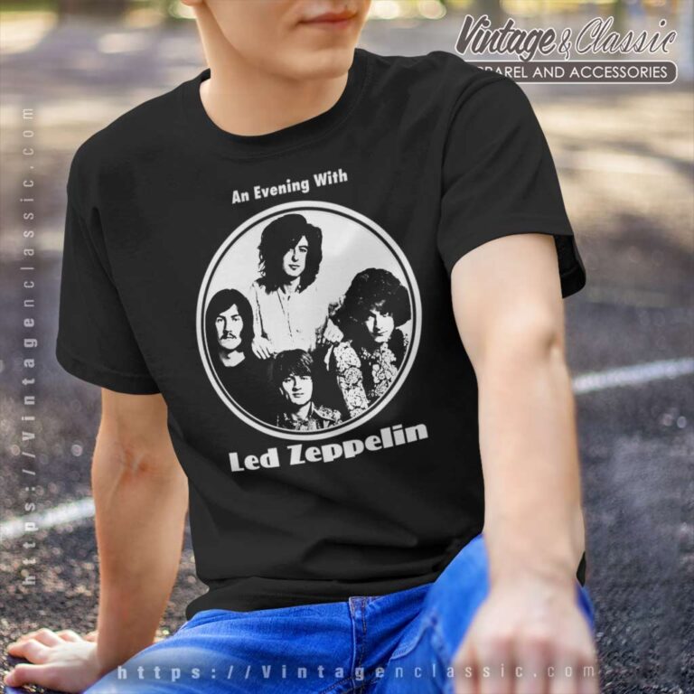 Led Zeppelin An Evening With T Shirt Led Zeppelin An Evening With T Shirt