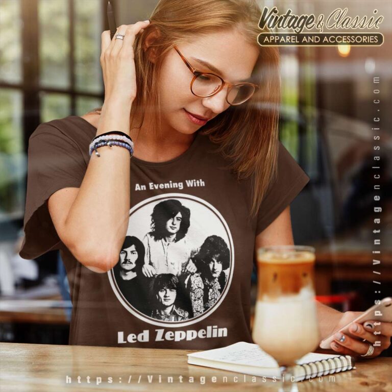 Led Zeppelin An Evening With Women TShirt Led Zeppelin An Evening With Women TShirt