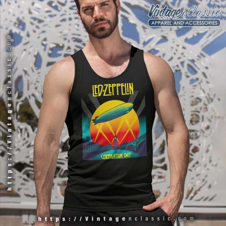 Led Zeppelin Celebration Day Tank Top Racerback Led Zeppelin Celebration Day Tank Top Racerback