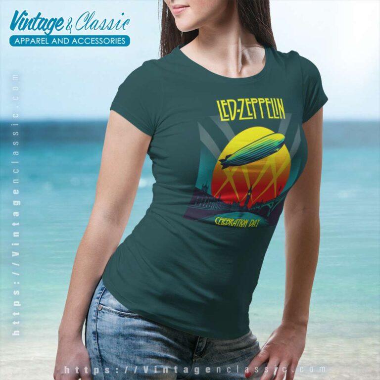Led Zeppelin Celebration Day Women TShirt Led Zeppelin Celebration Day Women TShirt