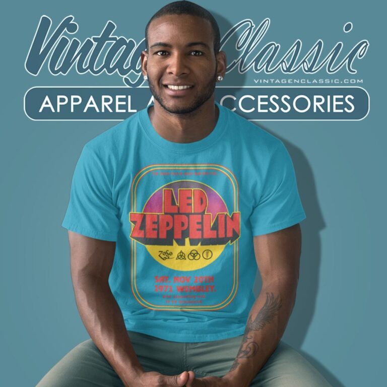 Led Zeppelin Concert 1971 T Shirt Led Zeppelin Concert 1971 T Shirt