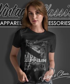 Led Zeppelin Fantasy Activewear Women T Shirt 1