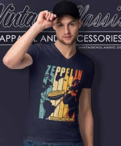 Led Zeppelin Hamburg Amerika Linie Shirt 5 Led Zeppelin Hamburg Amerika Linie V Neck TShirt