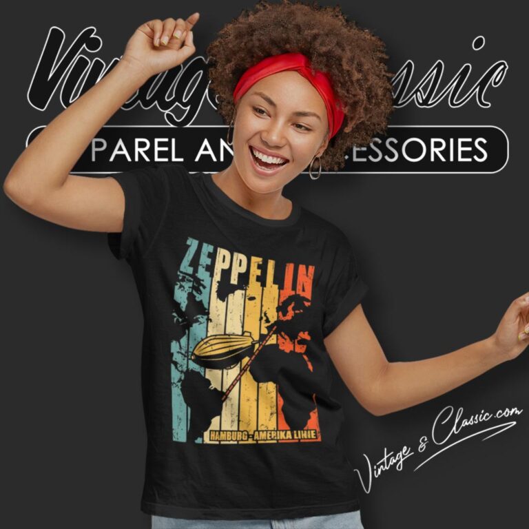 Led Zeppelin Hamburg Amerika Linie Women T Shirt Led Zeppelin Hamburg Amerika Linie Women T Shirt