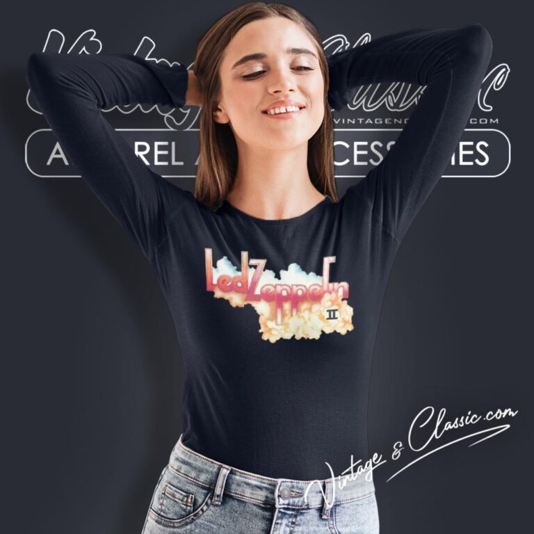 Led Zeppelin Ii Album Long Sleeve Tee Led Zeppelin Ii Album Long Sleeve Tee