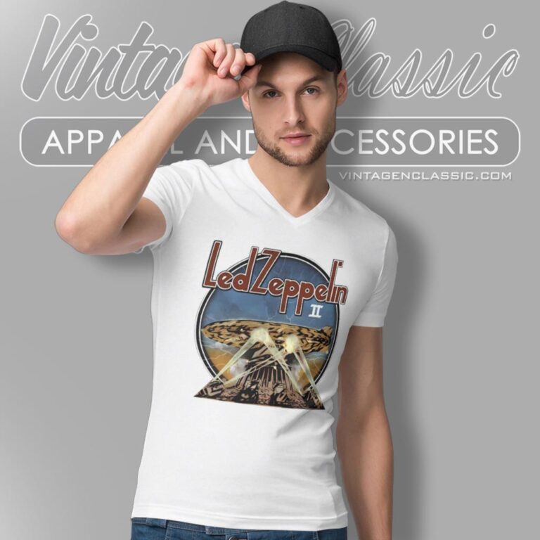 Led Zeppelin Ii V Neck TShirt Led Zeppelin Ii V Neck TShirt