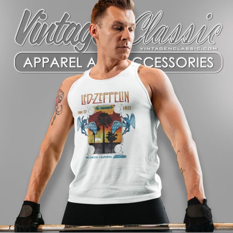 Led Zeppelin Inglewood Tank Top Racerback Led Zeppelin Inglewood Tank Top Racerback