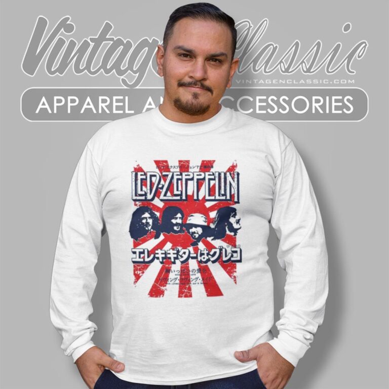 Led Zeppelin Japanese Burst Long Sleeve Tee Led Zeppelin Japanese Burst Long Sleeve Tee