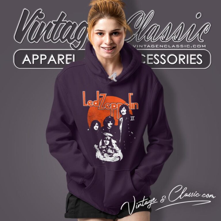 Led Zeppelin Orange Circle Hoodie Led Zeppelin Orange Circle Hoodie