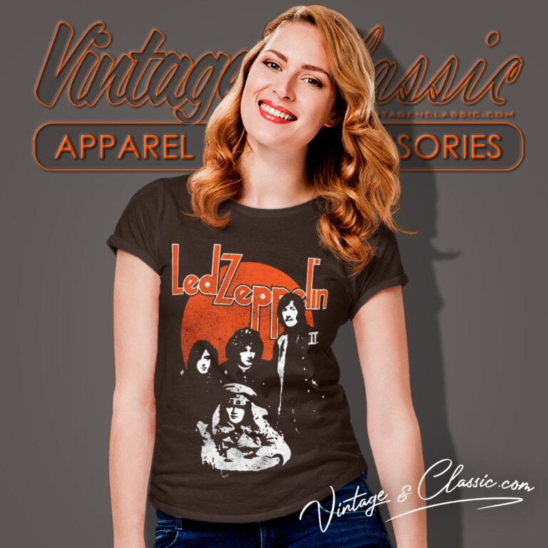 Led Zeppelin Orange Circle Women T Shirt Led Zeppelin Orange Circle Women T Shirt