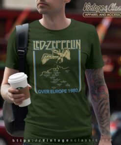 Led Zeppelin Over Europe 1980 T Shirt