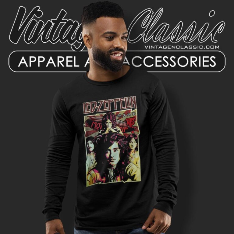 Led Zeppelin Rock Band Long Sleeve Tee Led Zeppelin Rock Band Long Sleeve Tee