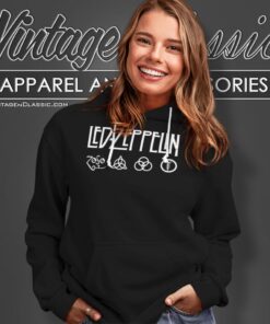 Led Zeppelin Rock Logo Hoodie