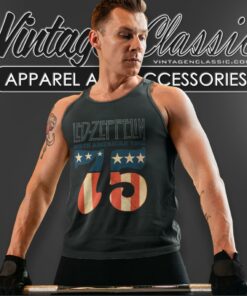 Led Zeppelin Shirt 1975 North American Tour Tank Top Racerback