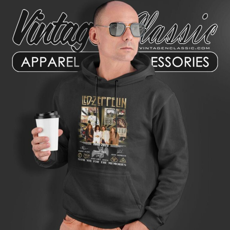 Led Zeppelin Shirt 55 Years Of 1968 2023 Signatures Thank You For The Memories Hoodie Led Zeppelin Shirt 55 Years Of 1968 2023 Signatures Thank You For The Memories Hoodie