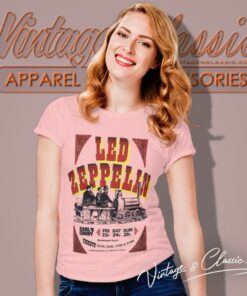 Led Zeppelin Shirt At Earls Court New Natural Women T Shirt
