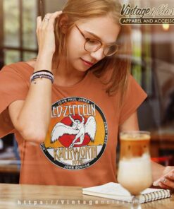 Led Zeppelin Shirt At Knebworth 1979 John Paul Women TShirt