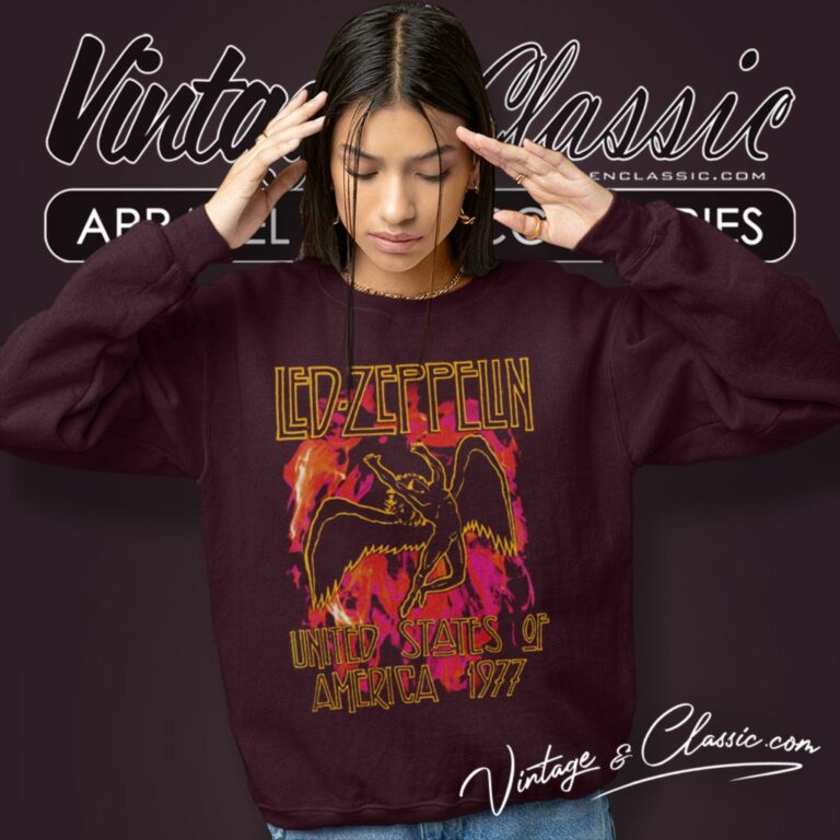 Led Zeppelin Shirt Black Flames By Led Zeppelin Sweatshirt Led Zeppelin Shirt Black Flames By Led Zeppelin Sweatshirt