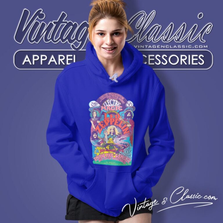 Led Zeppelin Shirt Electric Magic Hoodie Led Zeppelin Shirt Electric Magic Hoodie