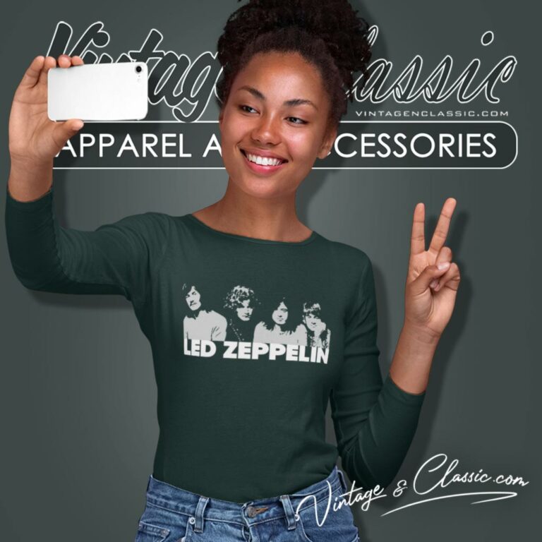 Led Zeppelin Shirt First American Tour Long Sleeve Tee Led Zeppelin Shirt First American Tour Long Sleeve Tee