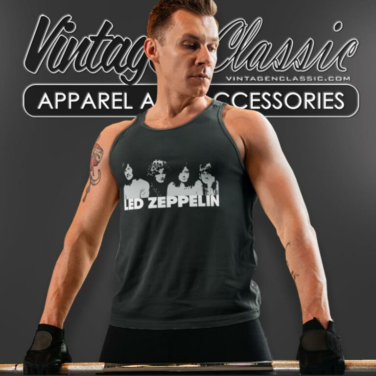 Led Zeppelin Shirt First American Tour Tank Top Racerback Led Zeppelin Shirt First American Tour Tank Top Racerback