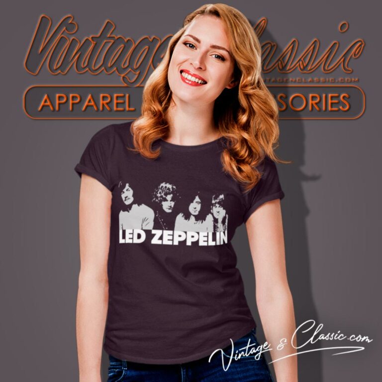 Led Zeppelin Shirt First American Tour Women T Shirt Led Zeppelin Shirt First American Tour Women T Shirt