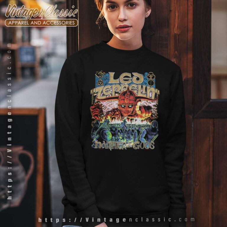 Led Zeppelin Shirt Hammer Of The Gods Sweatshirt 1 Led Zeppelin Shirt Hammer Of The Gods Sweatshirt 1