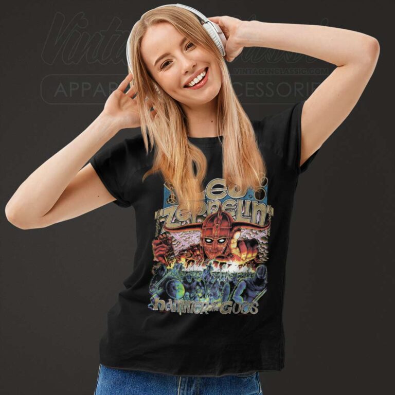 Led Zeppelin Shirt Hammer Of The Gods Women TShirt 1 Led Zeppelin Shirt Hammer Of The Gods Women TShirt 1