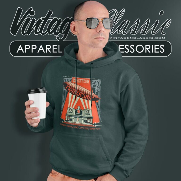 Led Zeppelin Shirt Mothership Album Cover Hoodie Led Zeppelin Shirt Mothership Album Cover Hoodie