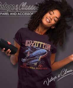 Led Zeppelin Shirt Rock N Roll Forever 6 Led Zeppelin Shirt Rock N Roll Forever Women T Shirt
