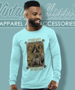 Led Zeppelin Shirt Stairway To Heaven Long Sleeve Tee