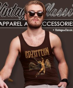 Led Zeppelin Shirt Swan Song Tank Top Racerback