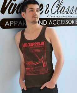 Led Zeppelin Shirt Tampa Stadium Tour 1973 Tank Top Racerback
