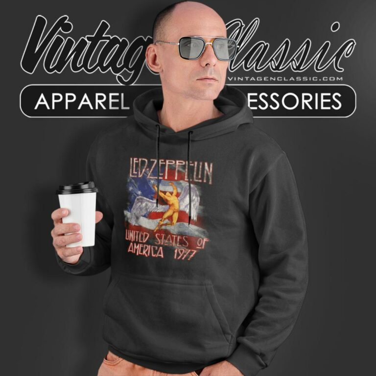 Led Zeppelin Shirt United State Of America 1977 Hoodie Led Zeppelin Shirt United State Of America 1977 Hoodie