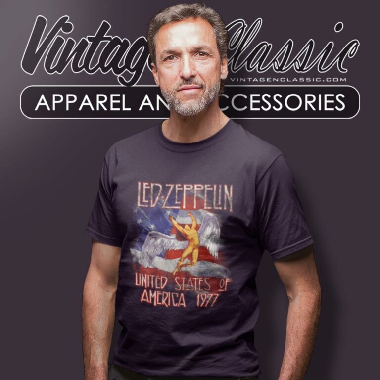 Led Zeppelin Shirt United State Of America 1977 T Shirt Led Zeppelin Shirt United State Of America 1977 T Shirt