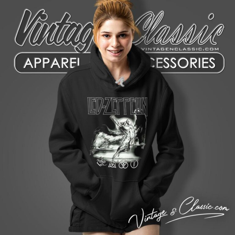 Led Zeppelin Shirt Vintage 90s Band Music Tour Hoodie Led Zeppelin Shirt Vintage 90s Band Music Tour Hoodie