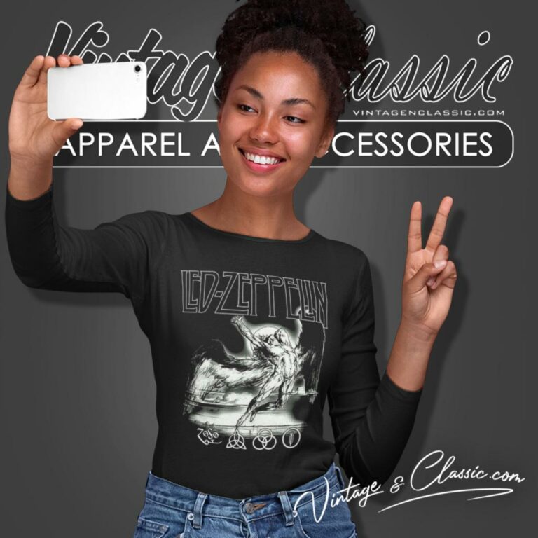Led Zeppelin Shirt Vintage 90s Band Music Tour Long Sleeve Tee Led Zeppelin Shirt Vintage 90s Band Music Tour Long Sleeve Tee