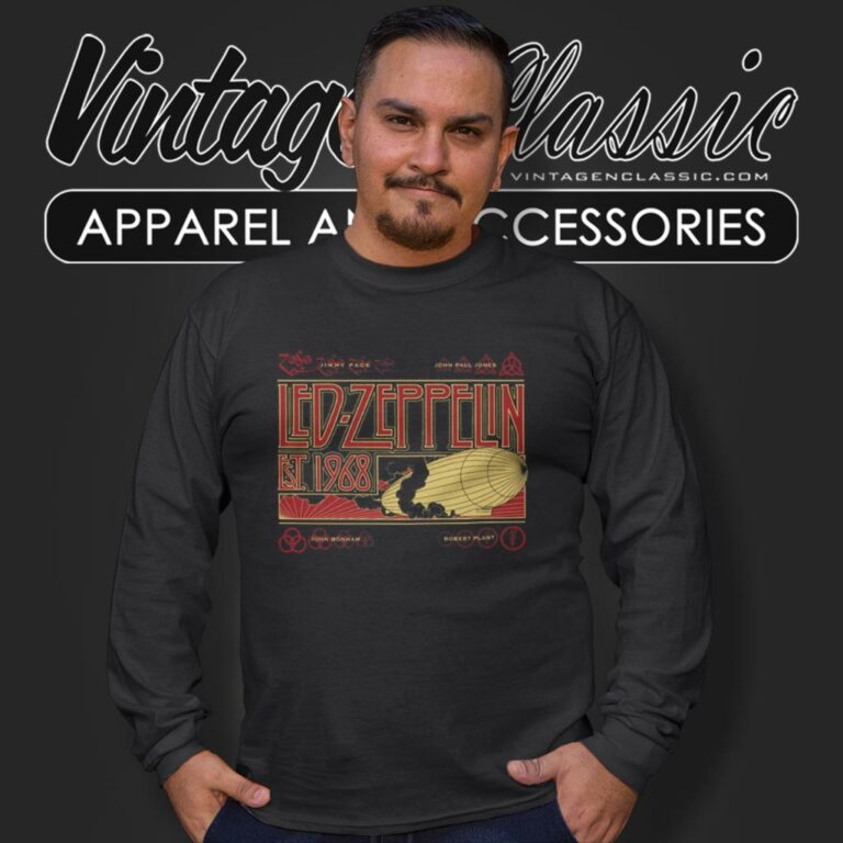Led Zeppelin Shirt Zeppelin Smoke Classic Long Sleeve Tee Led Zeppelin Shirt Zeppelin Smoke Classic Long Sleeve Tee