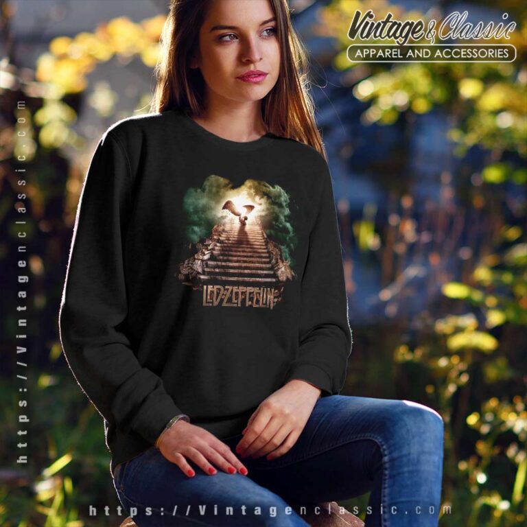 Led Zeppelin Stairway To Heaven Sweatshirt Led Zeppelin Stairway To Heaven Sweatshirt