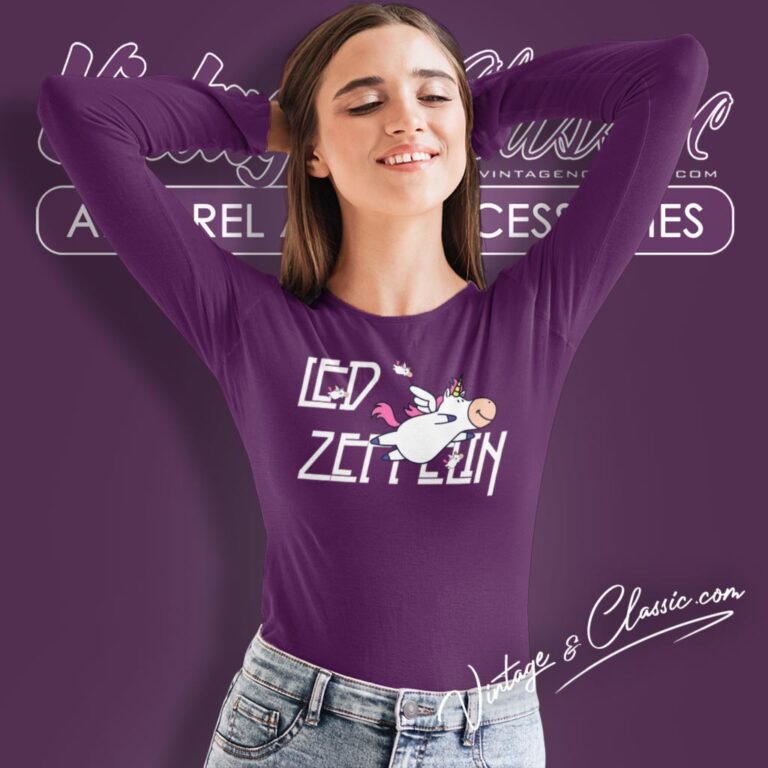 Led Zeppelin Unicorns Long Sleeve Tee Led Zeppelin Unicorns Long Sleeve Tee
