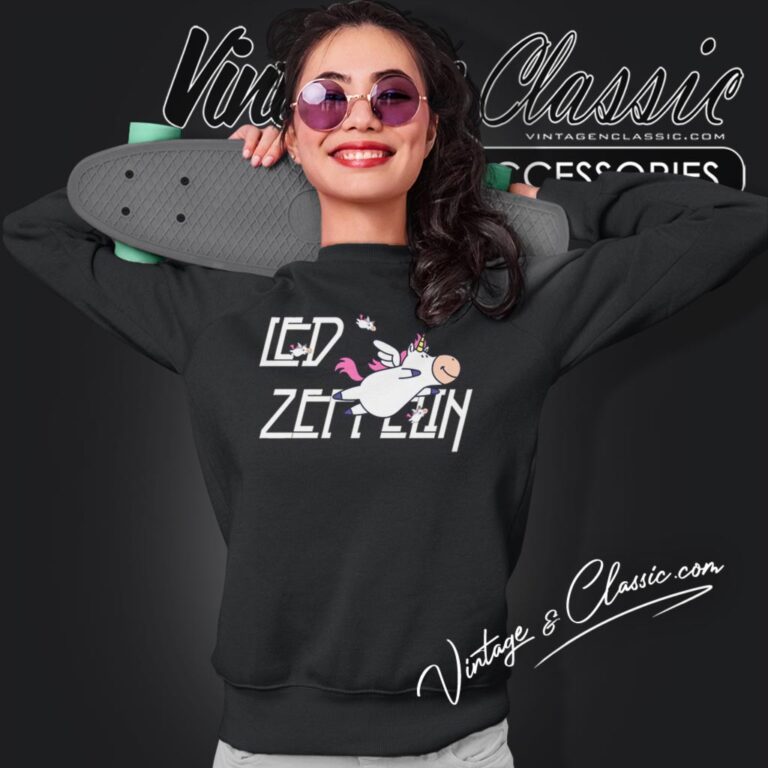 Led Zeppelin Unicorns Sweatshirt Led Zeppelin Unicorns Sweatshirt